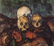 Paul Cezanne carpet three skull Germany oil painting artist